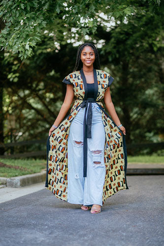 African Print Duster-Bumi