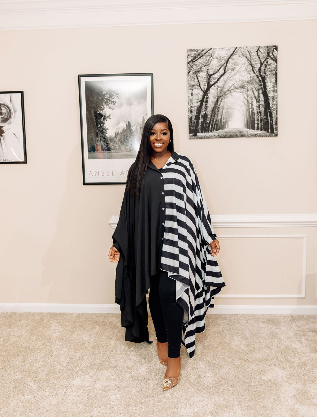 Fannie Fancy- Black and White