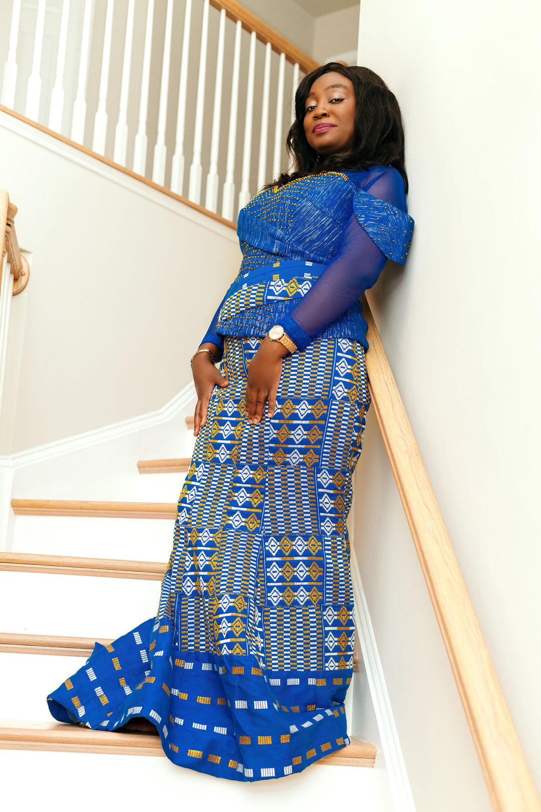 Bridal Kente Gown-Njilan