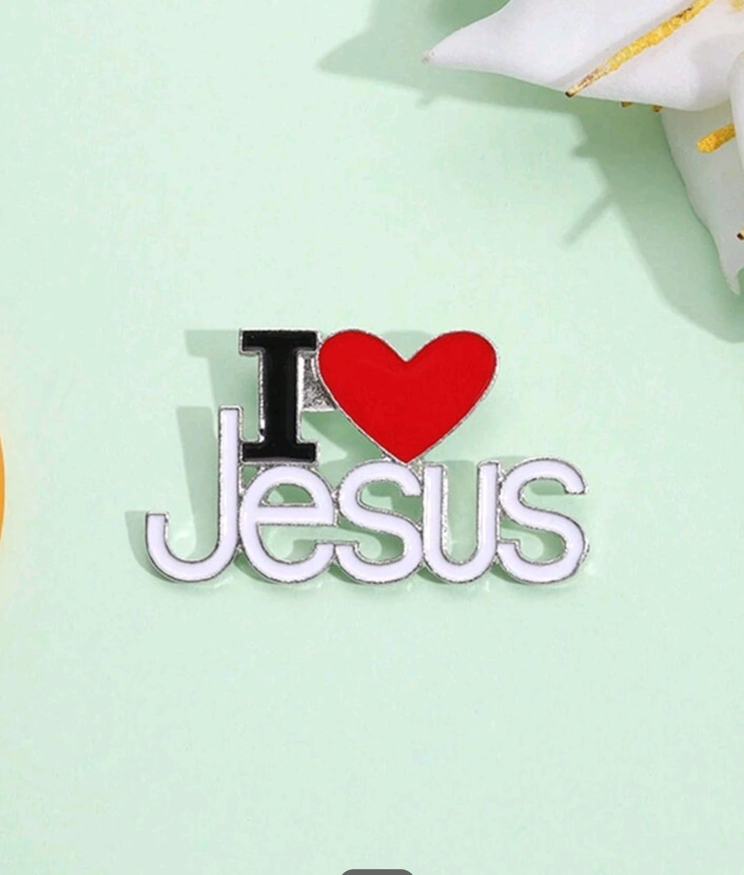 I love Jesus Pin