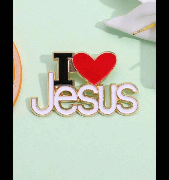I love Jesus Pin