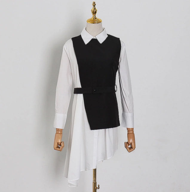 Three Piece Button Down Vest Set