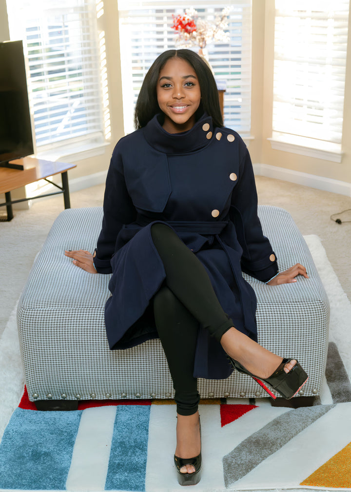 Military Style Button Down Jacket (Jackie)