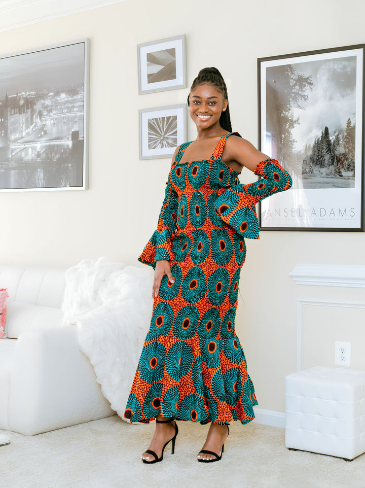 African Print Dress (Aba)