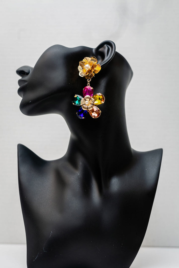 Flower Dangle Earrings