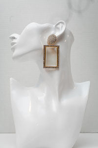 Rhinestone Transparent Earrings