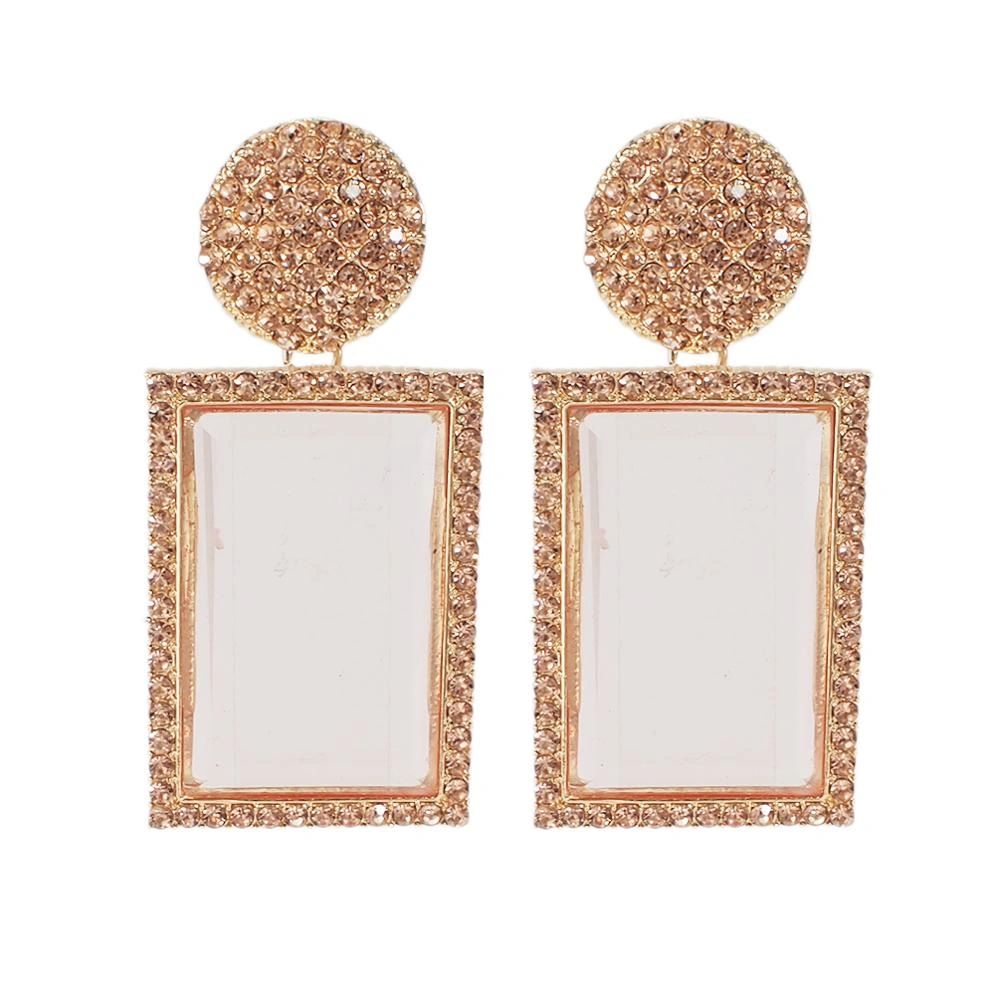 Rhinestone Transparent Earrings