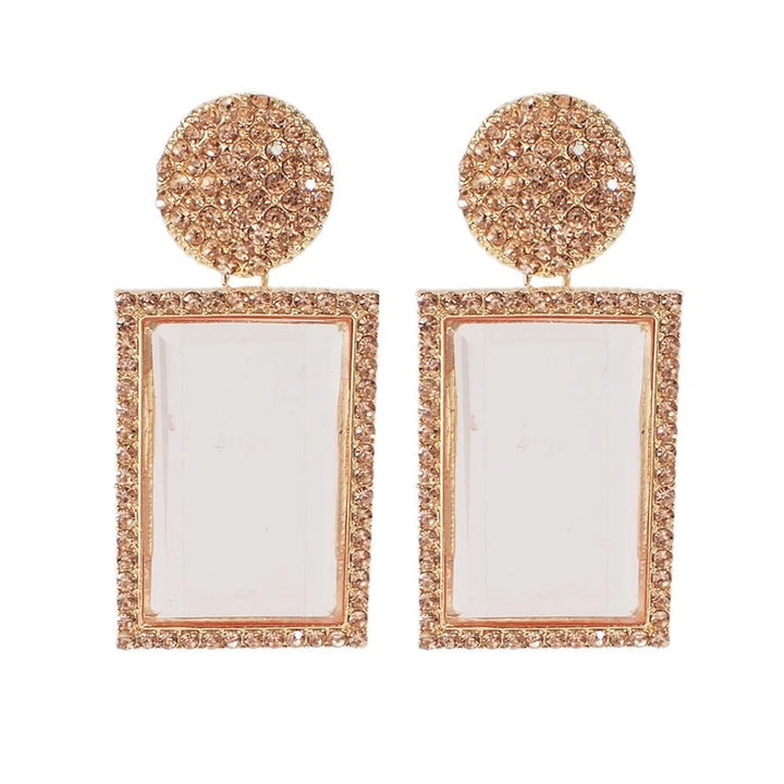 Rhinestone Transparent Earrings