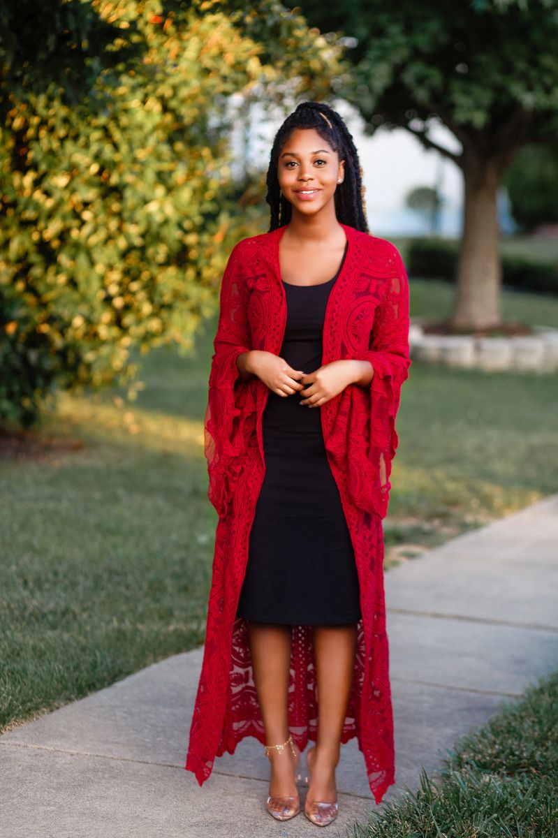 Fall Weather Lace Maxi Duster (Burgundy)