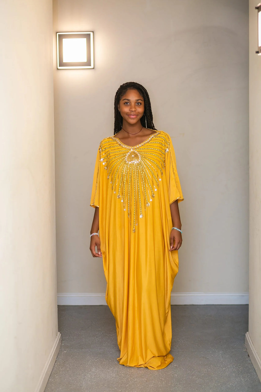 Bright Colorful Kaftan-Magda