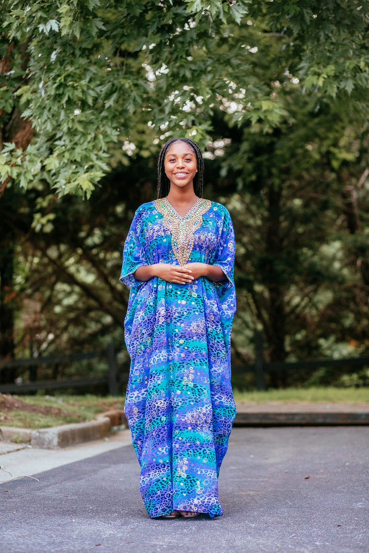 Blue Goddess Kaftan