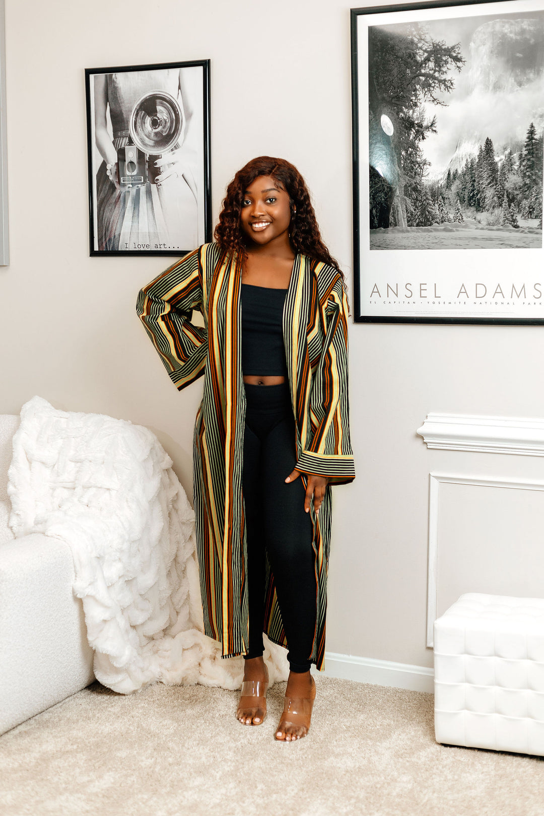 Kimono Maxi Duster-Charis