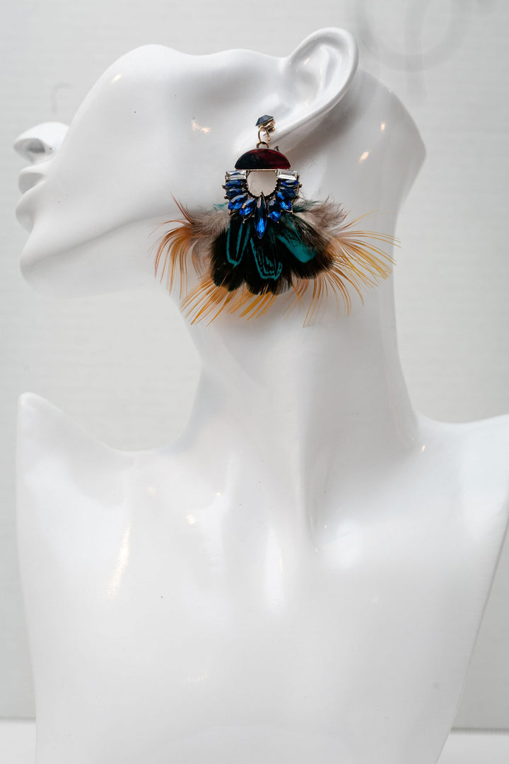 Bohemian Fashion Feather Earrings