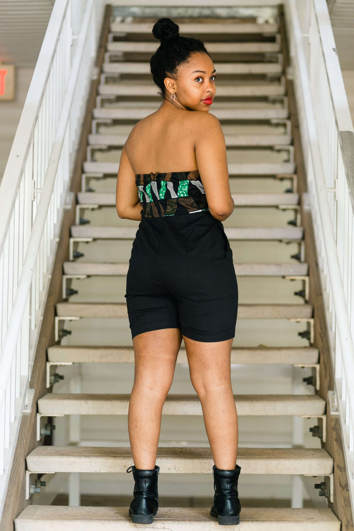 African Print Feel Good Romper