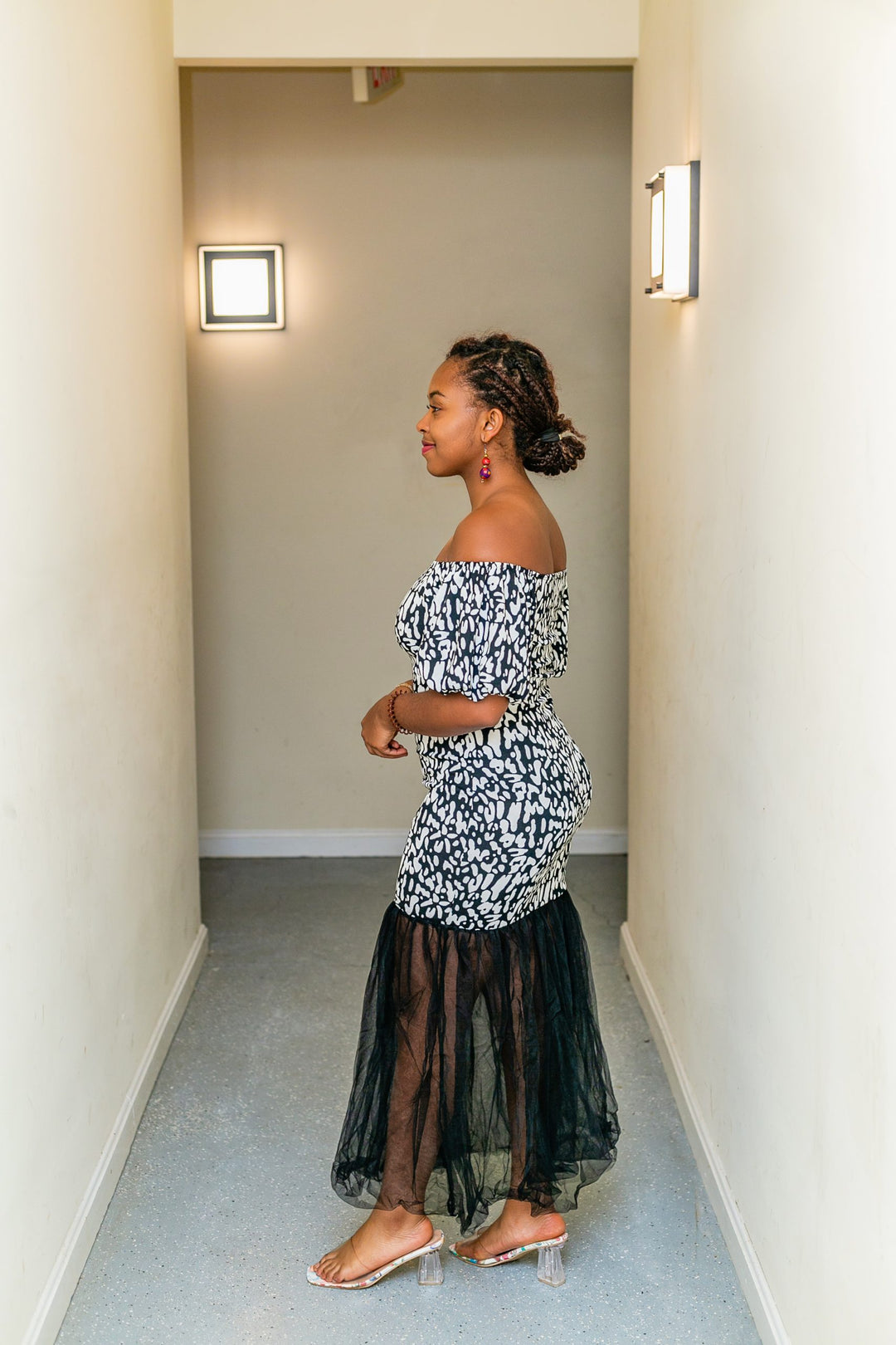 Champagne Dress-Black