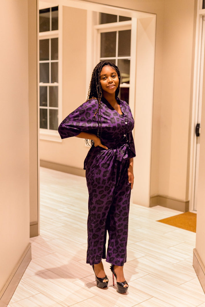 Leopard Style Capri Set